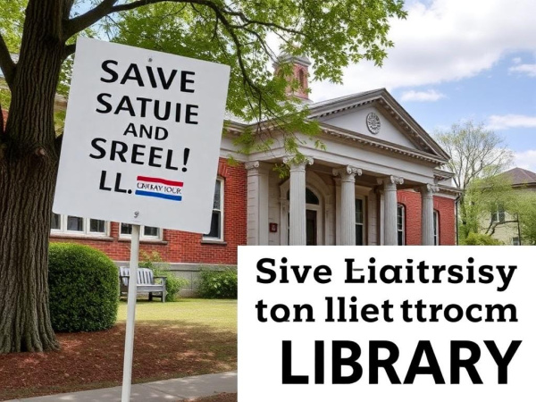 Local Community Rallies to Save Historic Library from Closure