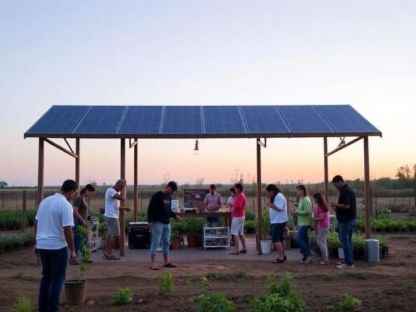 Local Community Bands Together to Create Solar-Powered Food Network