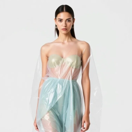 Fashion's New Low: Designer Dares to Ditch Fabric for... Plastic Wrap?