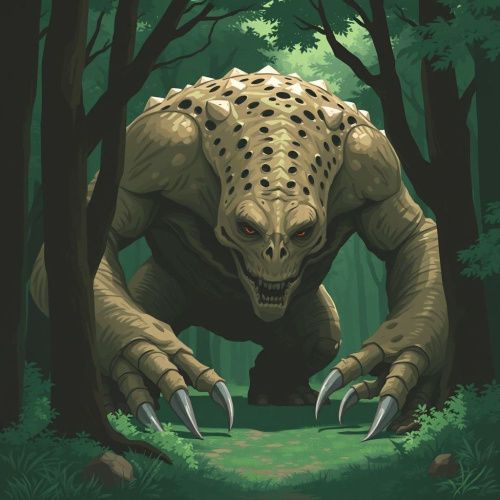 Mysterious Giant Creature Spotted in the Heart of the Forest!