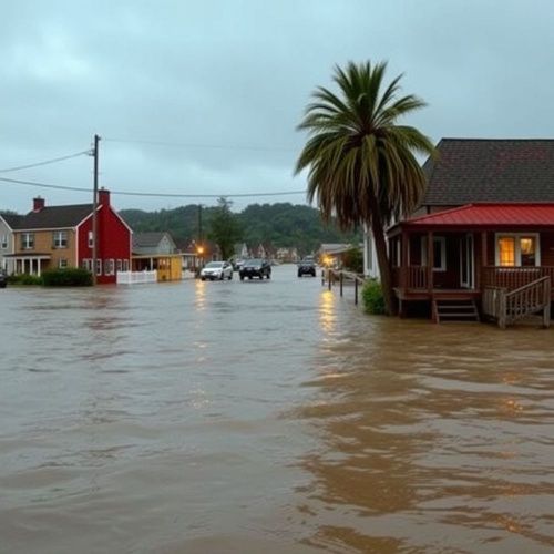 Rising Tides: Coastal Town Faces Unprecedented Flooding Crisis