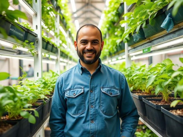 Local Farmer Innovates with Vertical Farming Techniques to Combat Climate Change